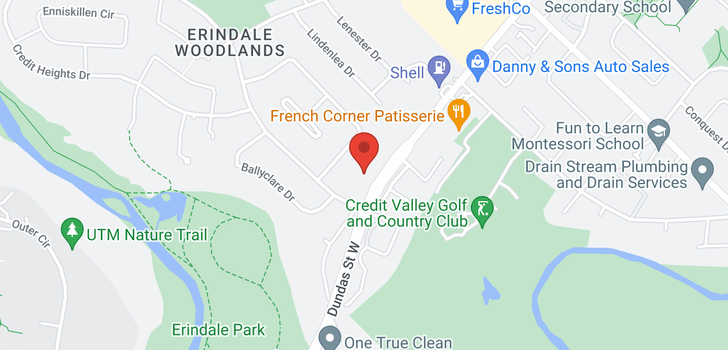 map of #252 -3025 THE CREDIT WOODLANDS DR